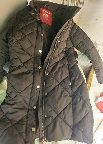 Gri Kadın Midi Kışlık Fermuarlı Mont - Görsel 2