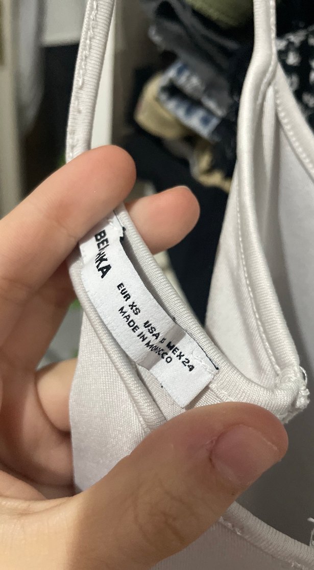 Askısız Beyaz İnce Askılı Body - Görsel 3