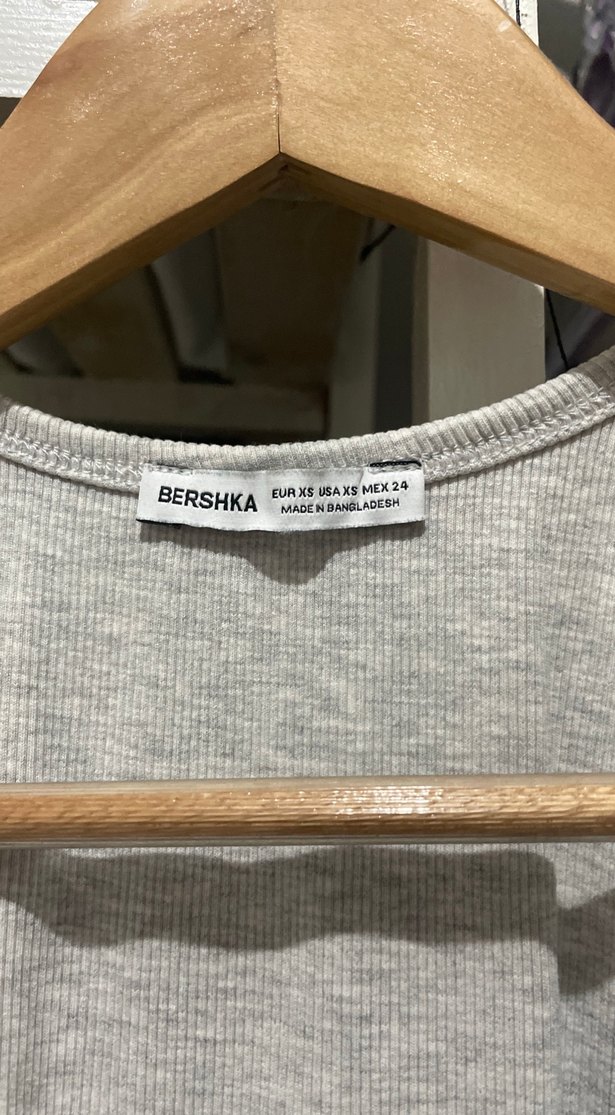 Gri Kadın Atlet Basic Pamuklu - Görsel 2