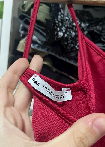 Koyu Kırmızı Askı - Görsel 4