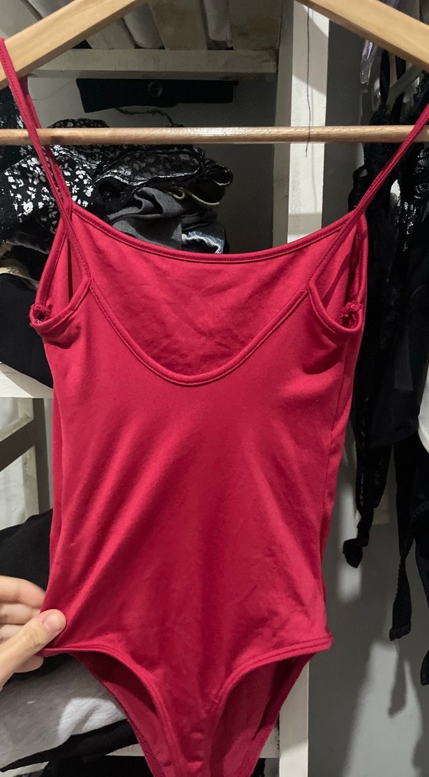 Koyu Kırmızı Askı - Görsel 2