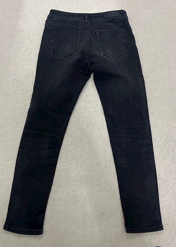 Siyah Erkek Normal Kesim Denim Pantolon - Görsel 2