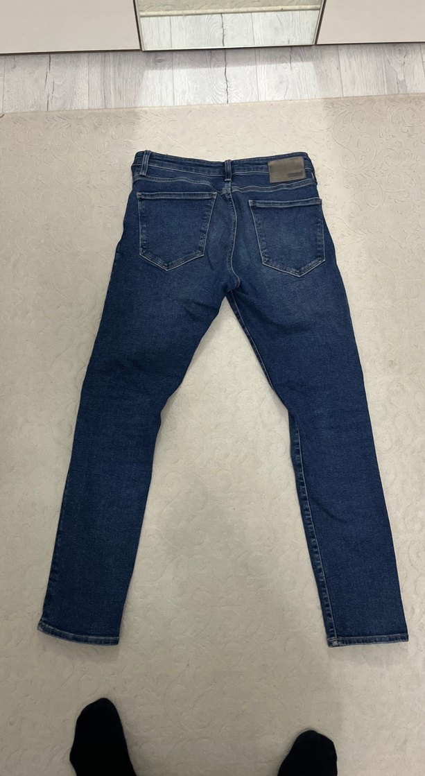 Koyu Mavi Erkek Denim Pantolon - Görsel 2
