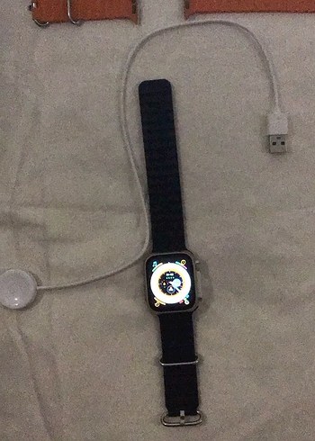 Gri Akıllı Saat ve Yedek Kordon - Görsel 7