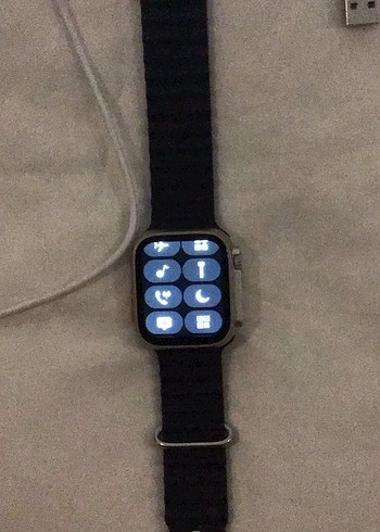 Gri Akıllı Saat ve Yedek Kordon - Görsel 6