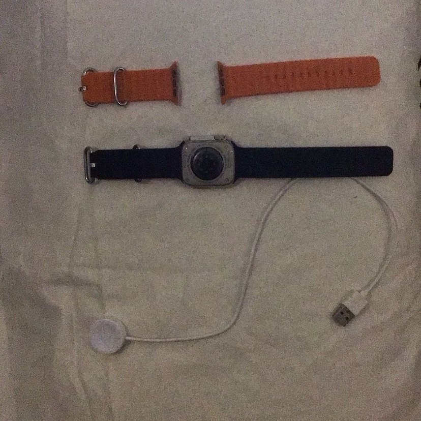 Gri Akıllı Saat ve Yedek Kordon - Görsel 3