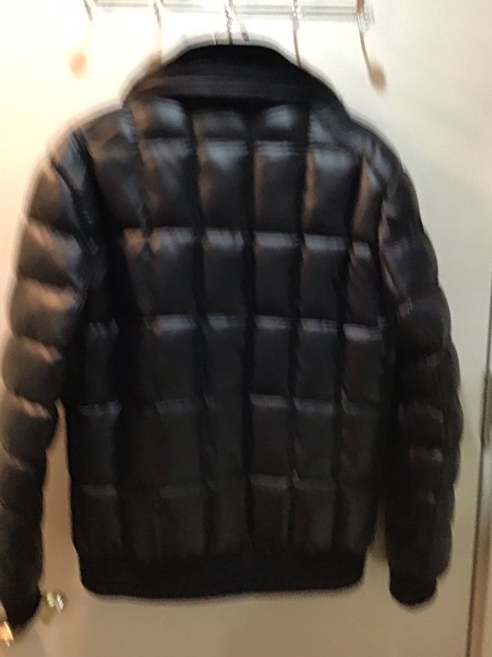 Kürk Detaylı lacivert Deri Erkek Ceket - Görsel 2