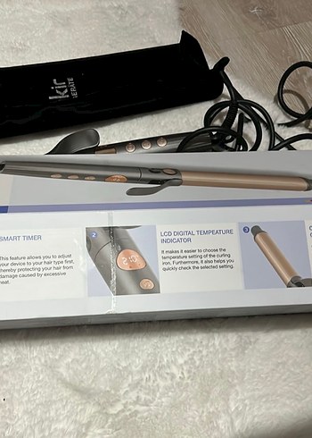 Fakir Glow Keratin Saç Maşası Gri-Bej - Görsel 4