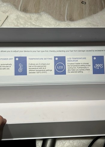 Fakir Glow Keratin Saç Maşası Gri-Bej - Görsel 6