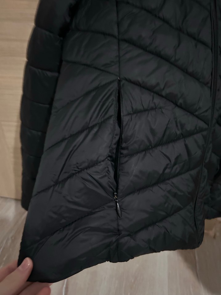 Kadın Siyah Fermuarlı Mont defacto - Görsel 2