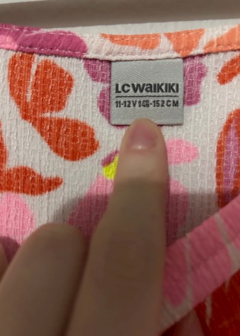 Pembe Çiçekli kız çocuk elbisesi - Görsel 3