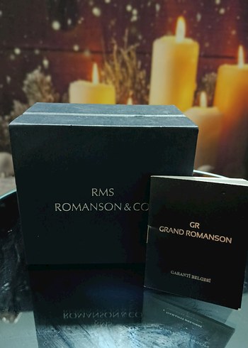 Romanson orijinal erkek saati gümüş - Görsel 5