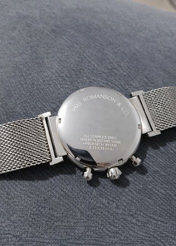 Romanson orijinal erkek saati gümüş - Görsel 4
