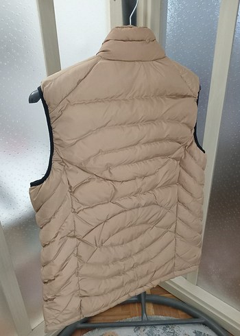 Bej Fermuarlı Erkek Şişme Yelek - Görsel 2