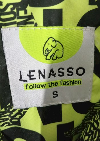 Beyaz ve Neon Sarı Kapüşonlu Erkek Yağmurluk - Görsel 3