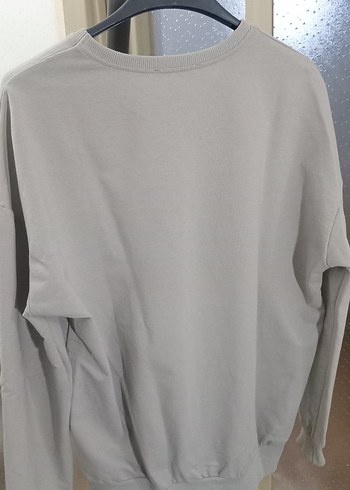 Gri Baskılı erkek Sweatshirt - Görsel 2