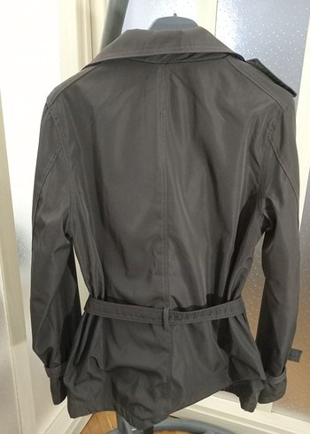 kahverengi Midi erkek Trençkot Düğmeli Regular Fit - Görsel 2