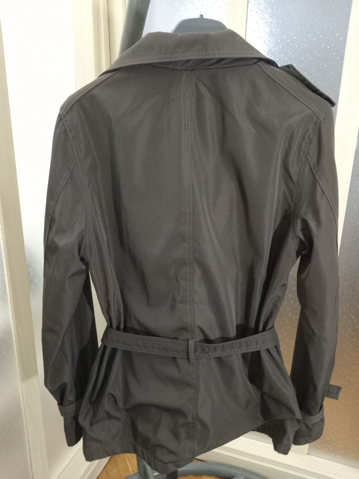 kahverengi Midi erkek Trençkot Düğmeli Regular Fit - Görsel 2