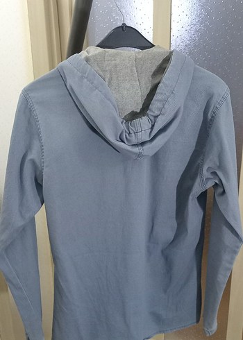 mavii Kapüşonlu Uzun Kollu Erkek Denim sweat - Görsel 2