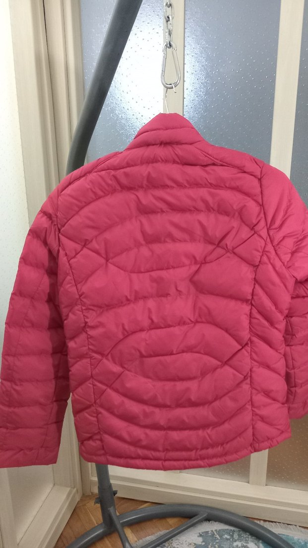 kırmızı  Fermuarlı erkek Mont - Görsel 2