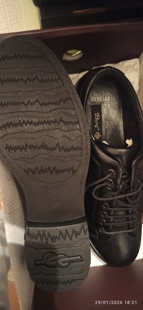 Siyah Deri Erkek Günlük Ayakkabı - Görsel 3