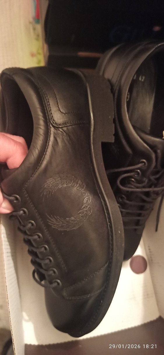 Siyah Deri Erkek Günlük Ayakkabı - Görsel 4