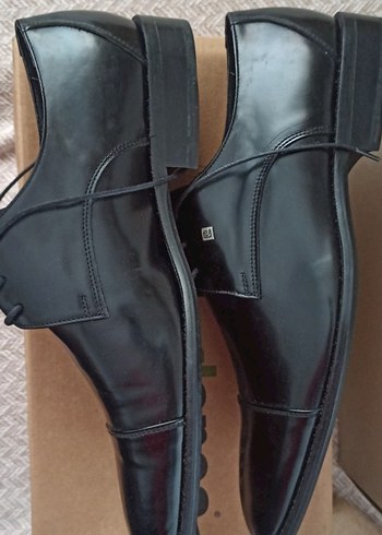 Ferro Scarpa Siyah Klasik Deri Erkek Ayakkabı - Görsel 4