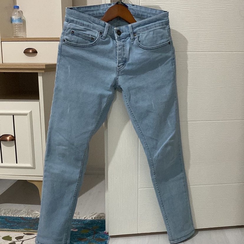 Erkek Defne Mavisi 29 Beden Pantolon - Görsel 2