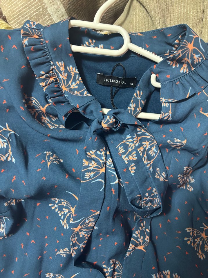 Uzun kollu elbise - Görsel 4