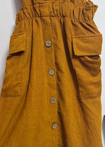 Süet Askılı Tulum - Görsel 3