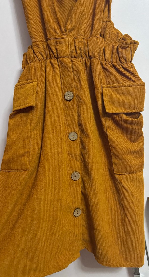 Süet Askılı Tulum - Görsel 3