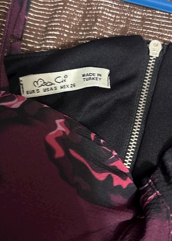 Bohem Tarz Mor Uzun Desenli takım - Görsel 4