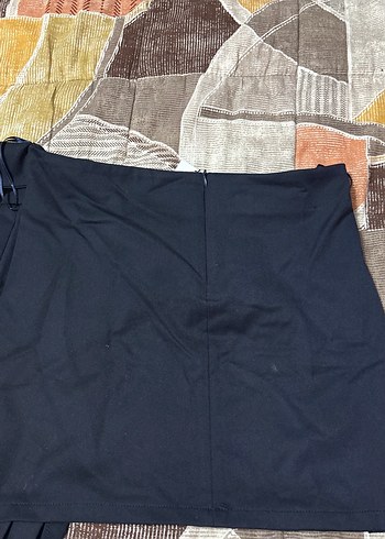 Pilili Siyah Mini Etek - Görsel 2