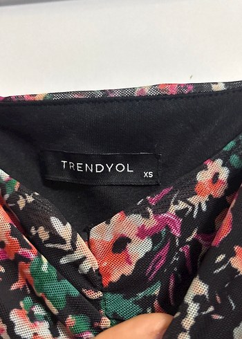 Kısa Kollu Çiçek Desenli Midi Bohem Elbise - Görsel 2