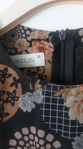 38 Beden siyah Renk Şifon elbise