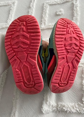 Renkli Kız Çocuk Spor Ayakkabı Velcro - Görsel 2