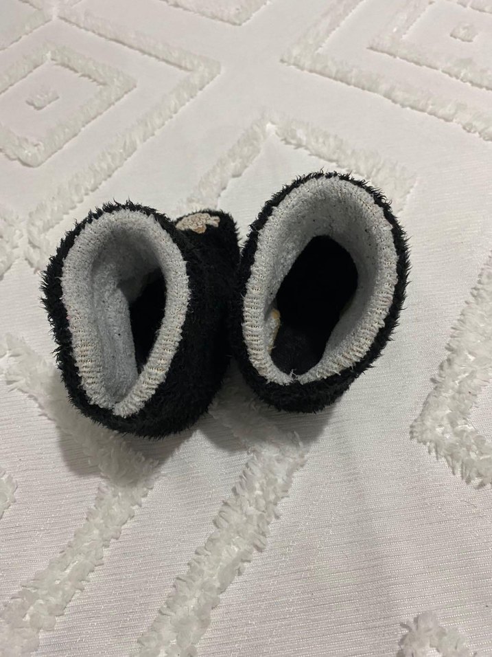 Kızlar için Nakışlı Sıcak Örgü Terlik - Görsel 3