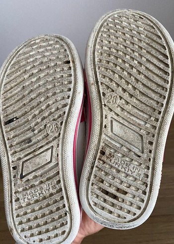 Renkli Bağcıklı ve Cırt Cırtlı Kız Çocuk Spor Ayakkabı - Görsel 3