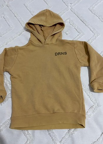 Kapüşonlu Kahverengi Erkek Çocuk Sweatshirt - Görsel 2