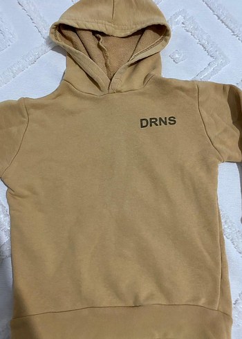 Kapüşonlu Kahverengi Erkek Çocuk Sweatshirt - Görsel 3