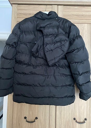 Fermuarlı Siyah erkek Kışlık Ceket - Görsel 5
