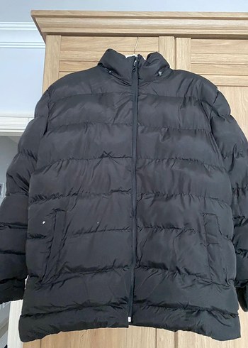 Fermuarlı Siyah erkek Kışlık Ceket - Görsel 2