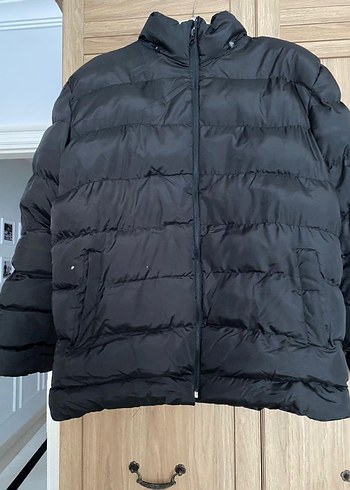 Fermuarlı Siyah erkek Kışlık Ceket - Görsel 4