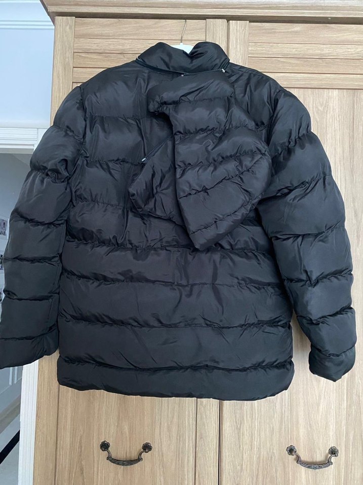 Fermuarlı Siyah erkek Kışlık Ceket - Görsel 5