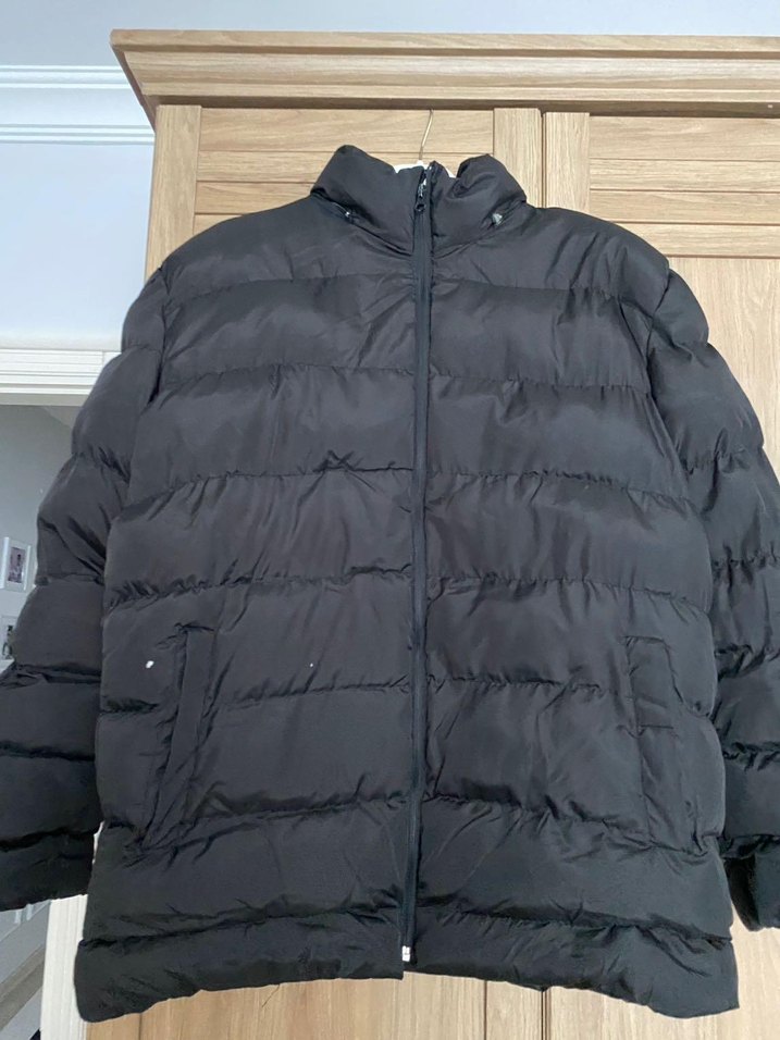 Fermuarlı Siyah erkek Kışlık Ceket - Görsel 2