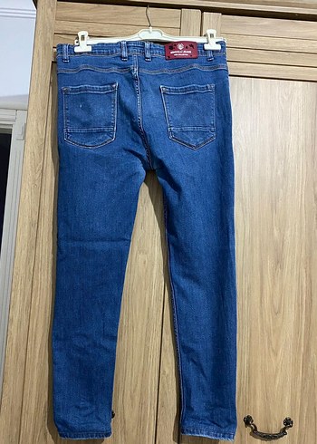 erkek Mavi  kot pantolon - Görsel 4