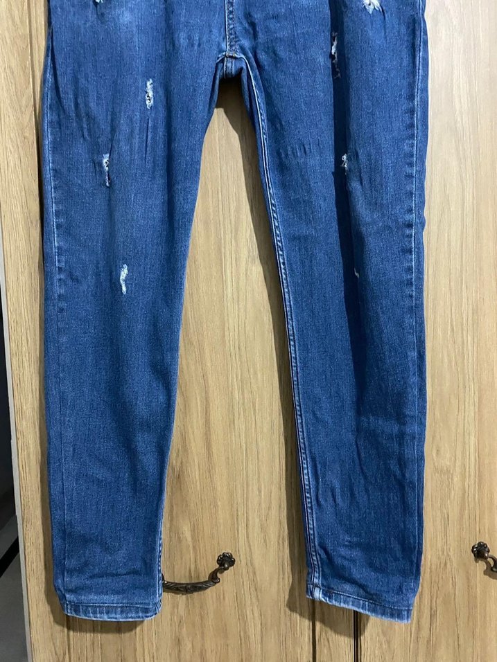 erkek Mavi  kot pantolon - Görsel 3