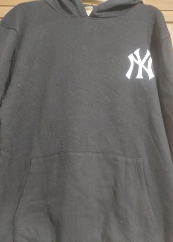 Siyah Baskılı Erkek Sweatshirt - Görsel 2