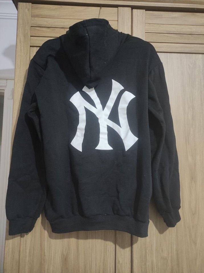 Siyah Baskılı Erkek Sweatshirt - Görsel 3