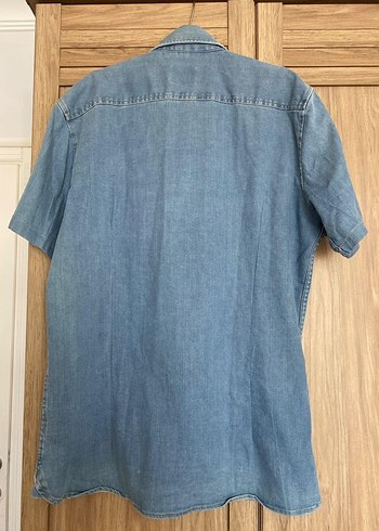 Erkek Kot Gömlek, Kısa Kollu, Rahat Kesim - Görsel 4